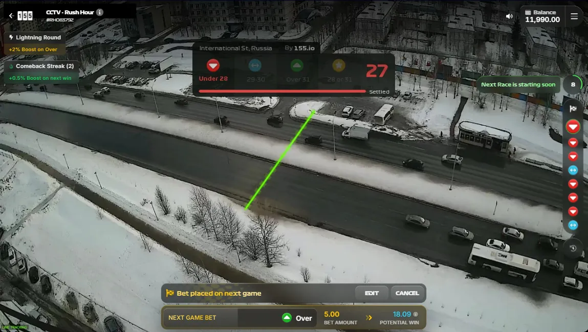 Sistema de bonos &mdash; CCTV Rush Hour vs. Aviator